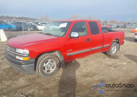 2002 Chevrolet Silverado 1500 Ls z USA, uszkodzony, nr VIN 2GCEC19T521240197
